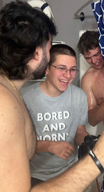Gray Bored and Horny Tee
