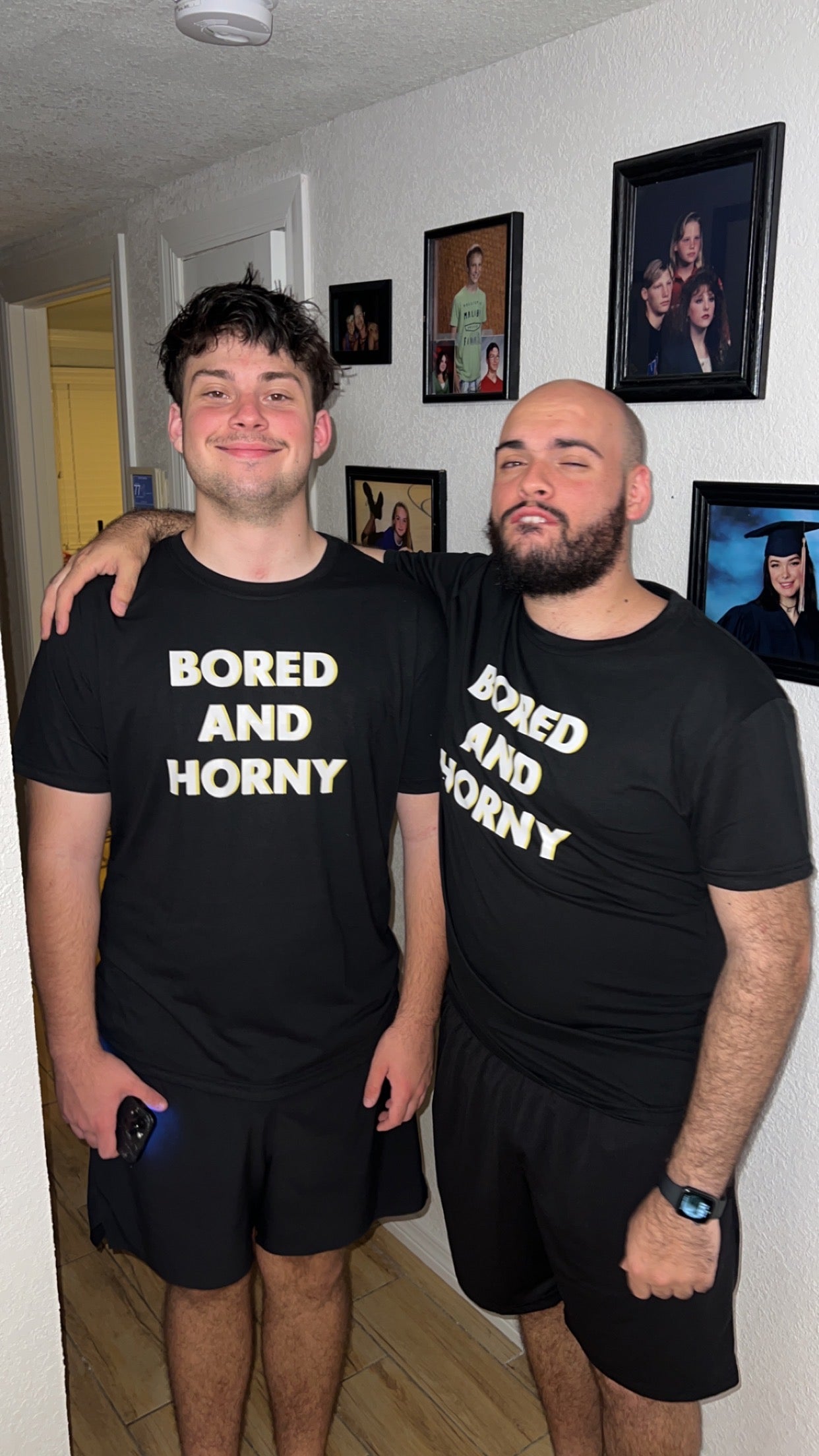 Black Bored And Horny Tee