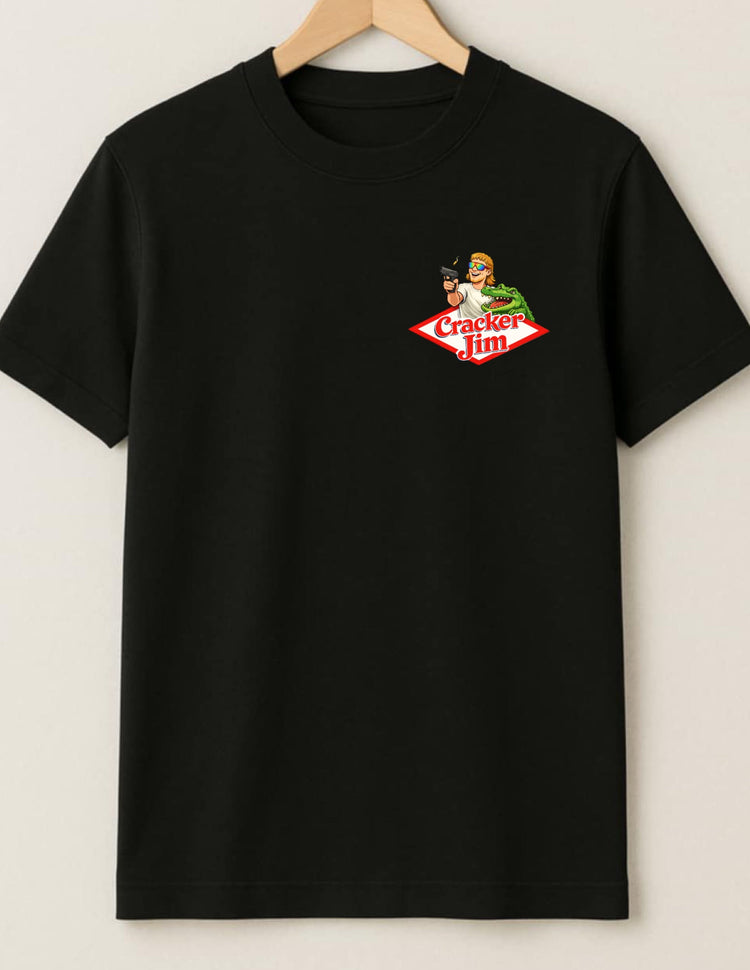 Cracker Jim Black Shirt – Jimmy Rowe