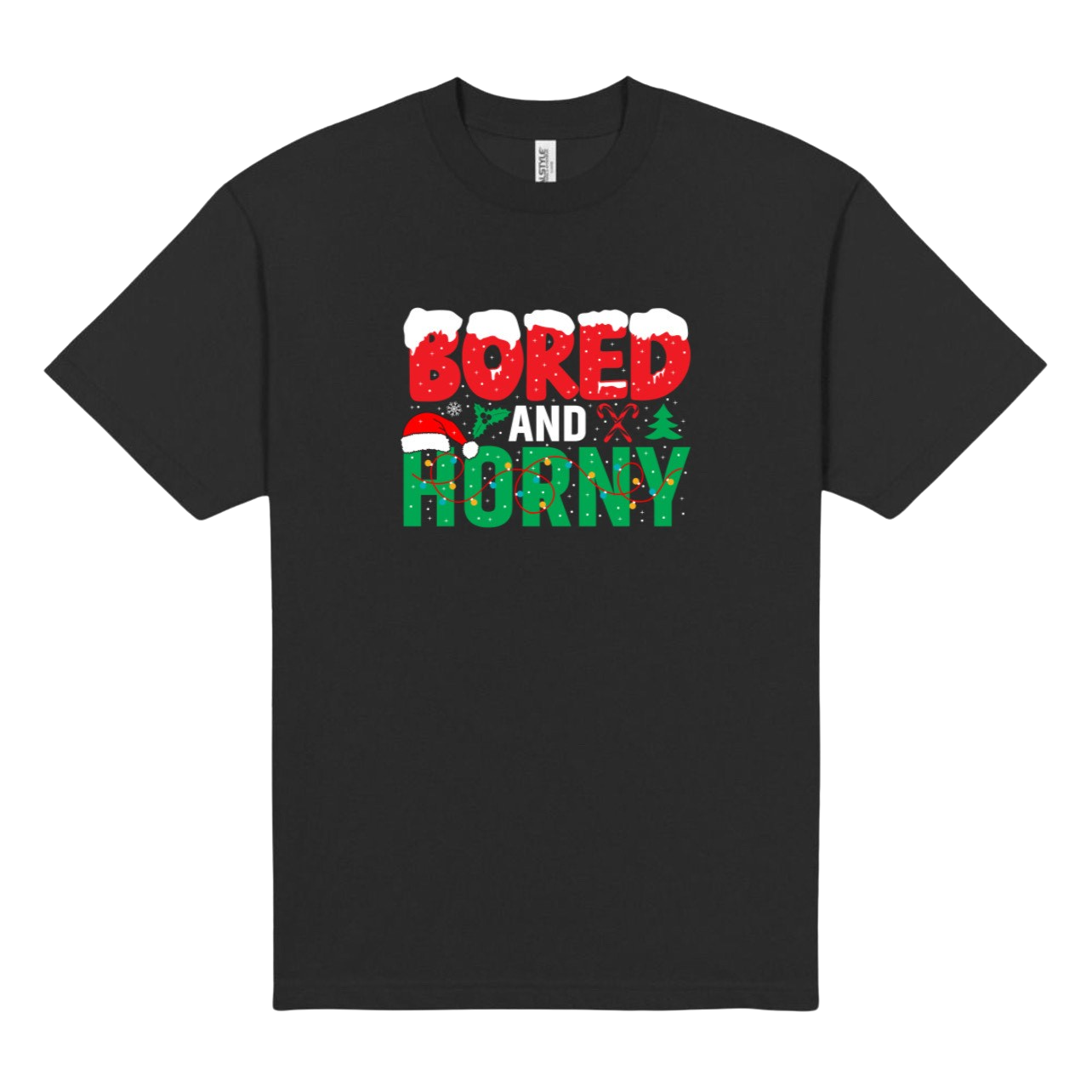 Christmas Bored And Horny Tee