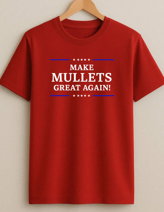 Make Mullets Great Again Red Shirt