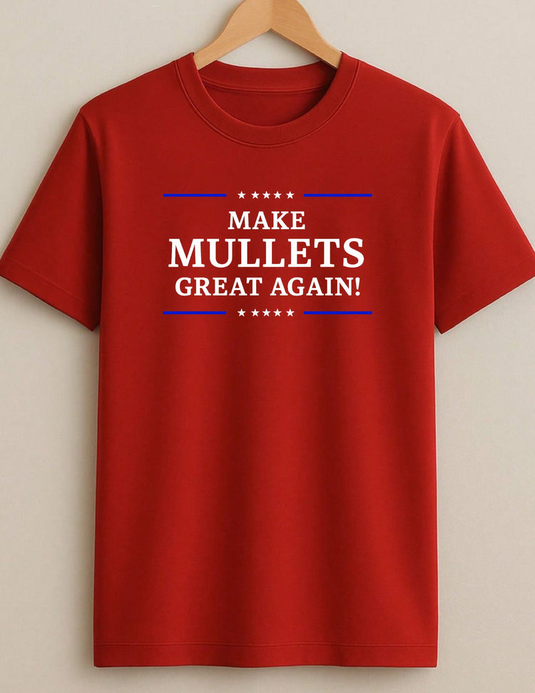 Make Mullets Great Again Red Shirt